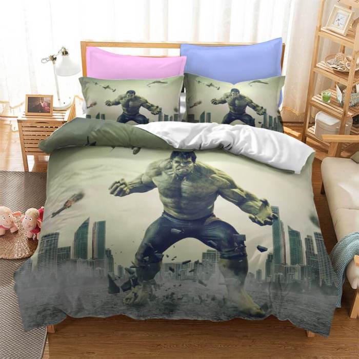 Hulk Bruce Banner Bedding Set Duvet Cover Bed Sets
