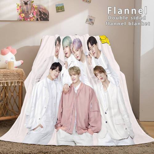 Bts Butter Bangtan Boys Flannel Fleece Blanket