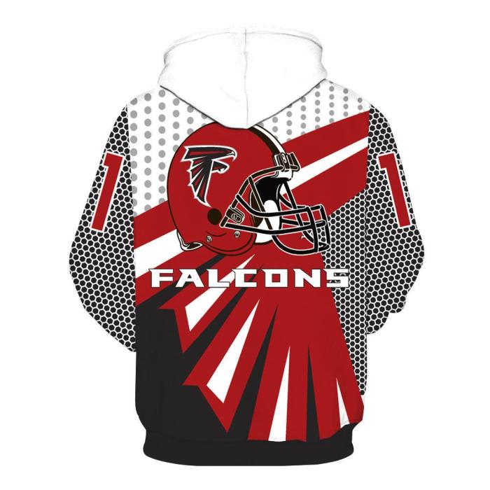 Nfl American Football Sport Atlanta Falcons Unisex 3D Printed Hoodie Pullover Sweatshirt