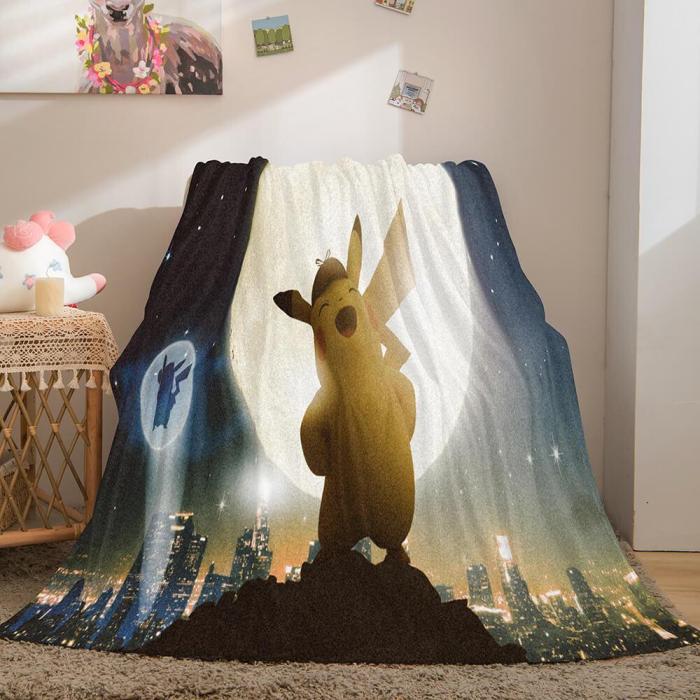 Pokemon Pikachu Flannel Fleece Blanket