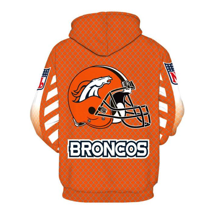 Nfl American Football Sport Denver Broncos Orange Herd Unisex 3D Printed Hoodie Pullover Sweatshirt