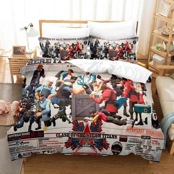 Fortnite Duvet Cover Bedding Set