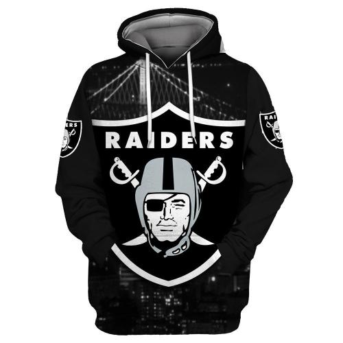 Nfl American Football Sport Oakland Raiders 1 Unisex 3D Printed Hoodie Pullover Sweatshirt