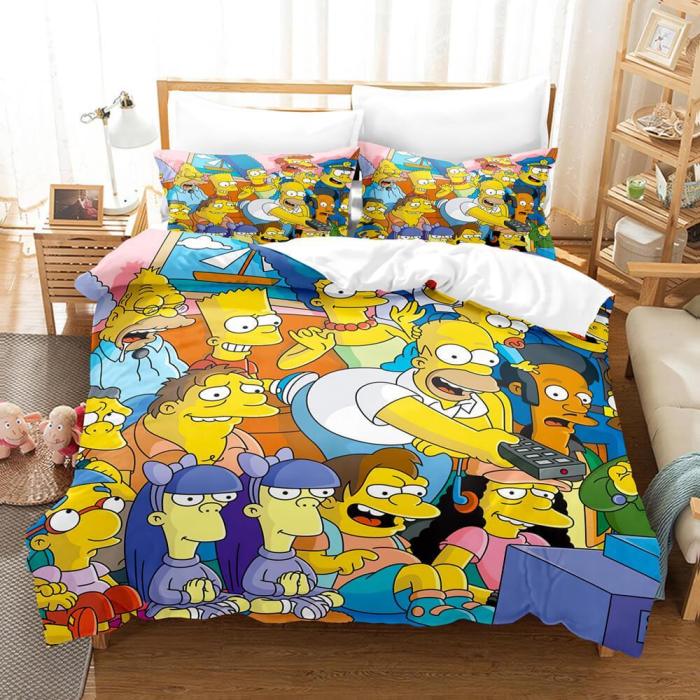 The Simpsons Bedding Set Duvet Cover Bed Sets