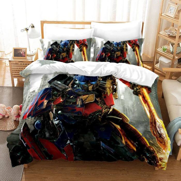 Transformers Optimus Prime Bedding Set Duvet Cover Bed Sets