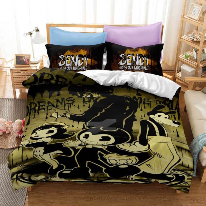 Bendy And The Ink Machine Bedding Set Duvet Covers