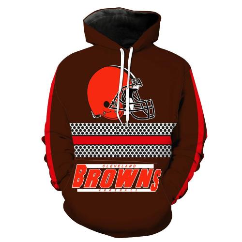 Nfl American Football Sport Cleveland Browns Unisex 3D Printed Hoodie Pullover Sweatshirt