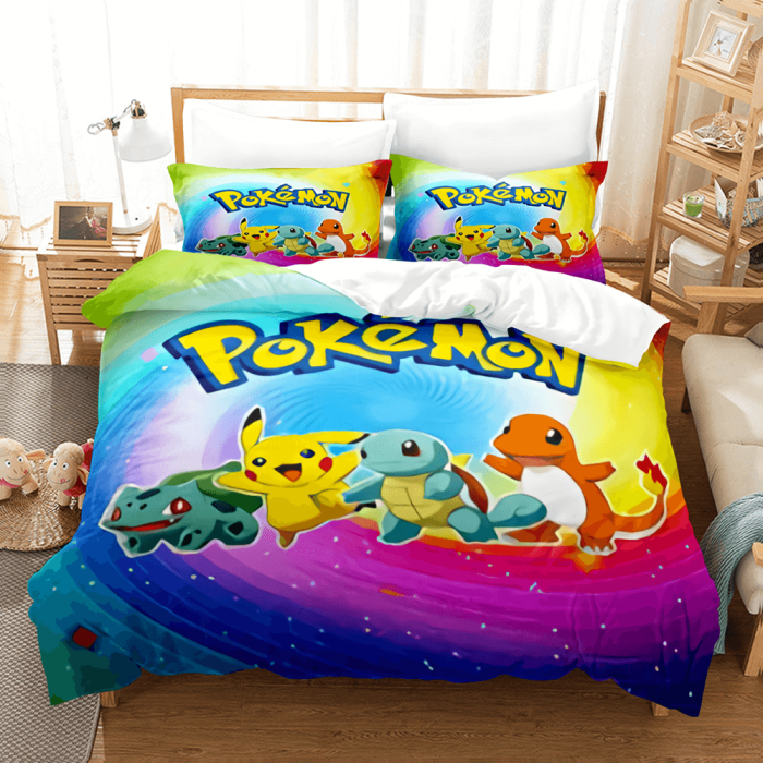Pokemon Pikachu Duvet Cover Bedding Set