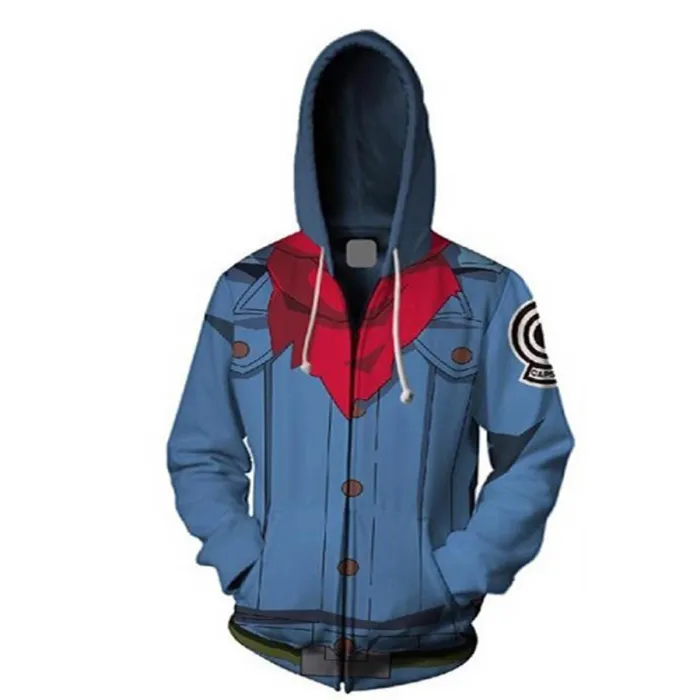 Dragon Ball Anime Son Goku Kakarotto 48 Adult Cosplay Unisex 3D Printed Hoodie Pullover Sweatshirt Jacket With Zipper