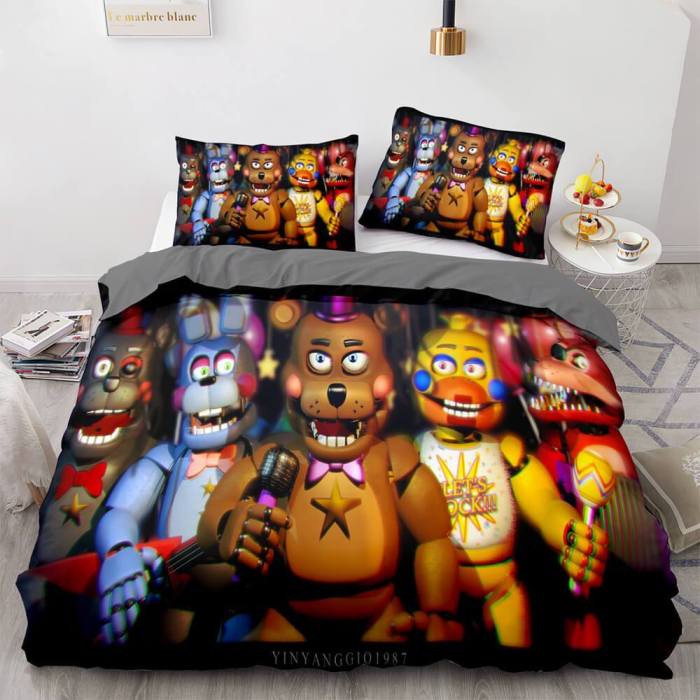 Five Nights At Freddy'S Bedding Set Duvet Covers