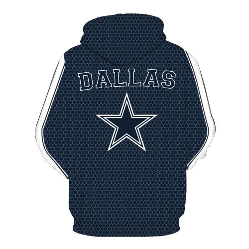 Nfl American Football Sport Dallas Cowboys Star Unisex 3D Printed Hoodie Pullover Sweatshirt