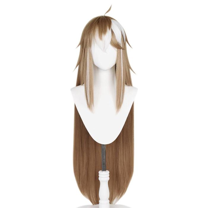 Genshin Impact Ms Hina/Gorou Heat Resistant Synthetic Hair  With Ear Cosplay Wig