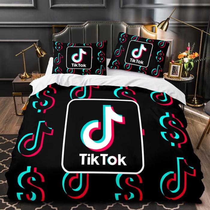 Tiktok Bedding Set Tik Tok Duvet Cover