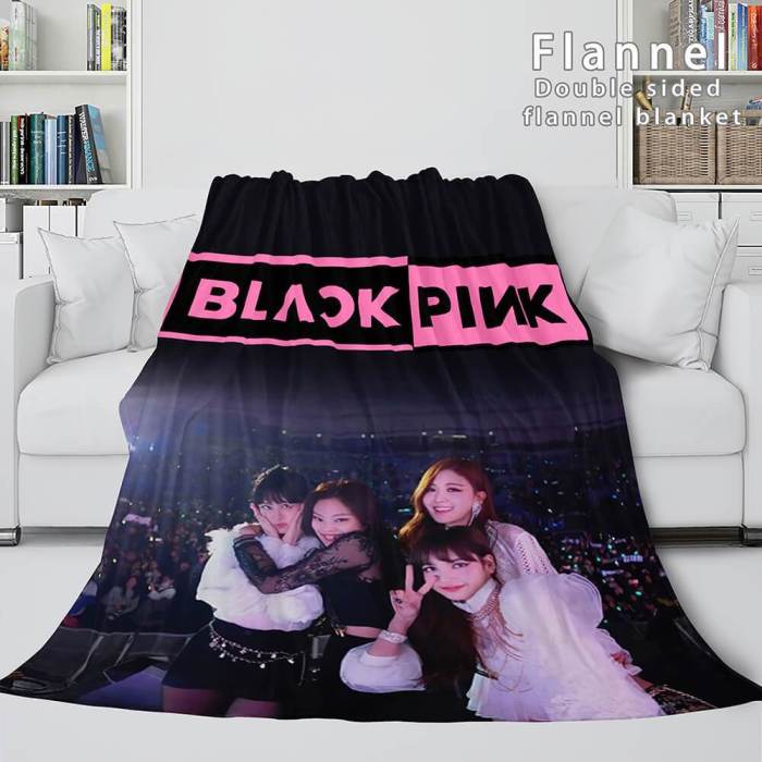 Blackpink Flannel Fleece Blanket