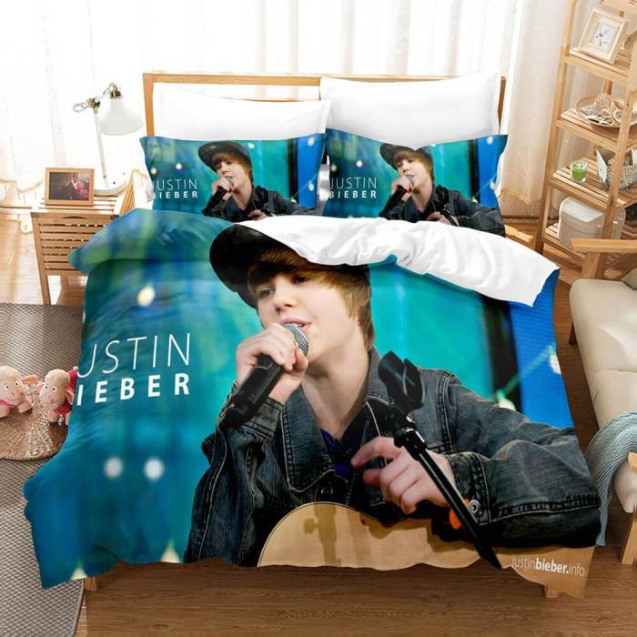 Justin Bieber Bedding Set Duvet Cover
