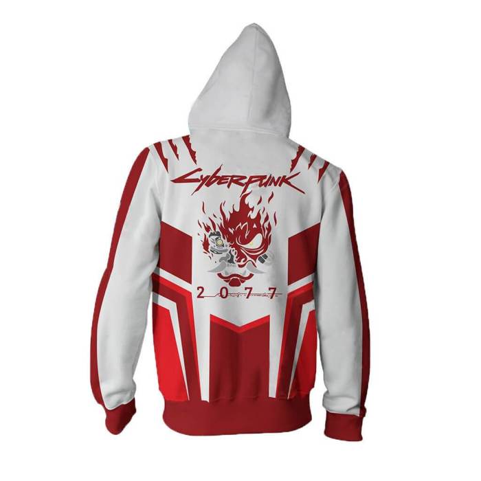Cyberpunk  Game Samurai Logo 9 Adult Cosplay Unisex 3D Printed Hoodie Pullover Sweatshirt Jacket With Zipper