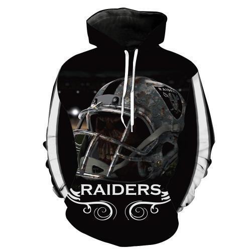 Nfl American Football Sport Oakland Raiders Unisex 3D Printed Hoodie Pullover Sweatshirt