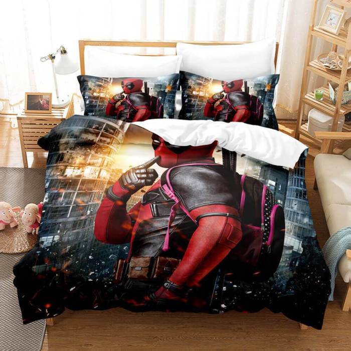 Deadpool Bedding Set Duvet Covers Bed Sets