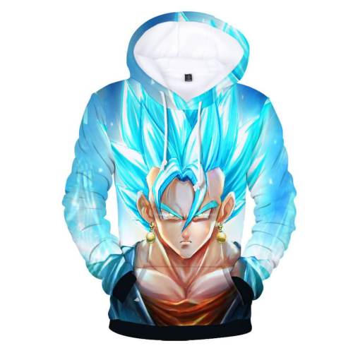 Dragon Ball Anime Son Goku Kakarotto 19 Unisex Adult Cosplay 3D Printed Hoodie Pullover Sweatshirt