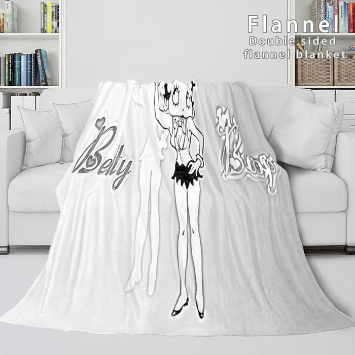 Betty Boop Flannel Fleece Blanket