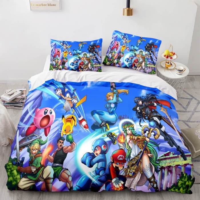 Super Mario Bedding Set Duvet Cover Bed Sets