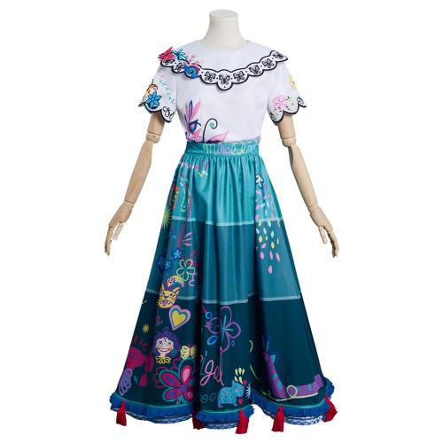 Encanto Mirabel Dress Outfits Halloween Carnival Suit Cosplay Costume