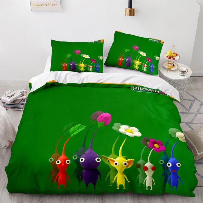 Pikmin Bedding Set Duvet Cover Bed Sets