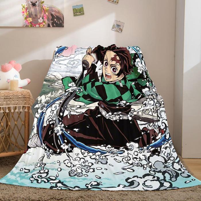 Demon Slayer Flannel Fleece Blanket