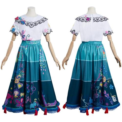Encanto Mirabel Dress Outfits Halloween Carnival Suit Cosplay Costume