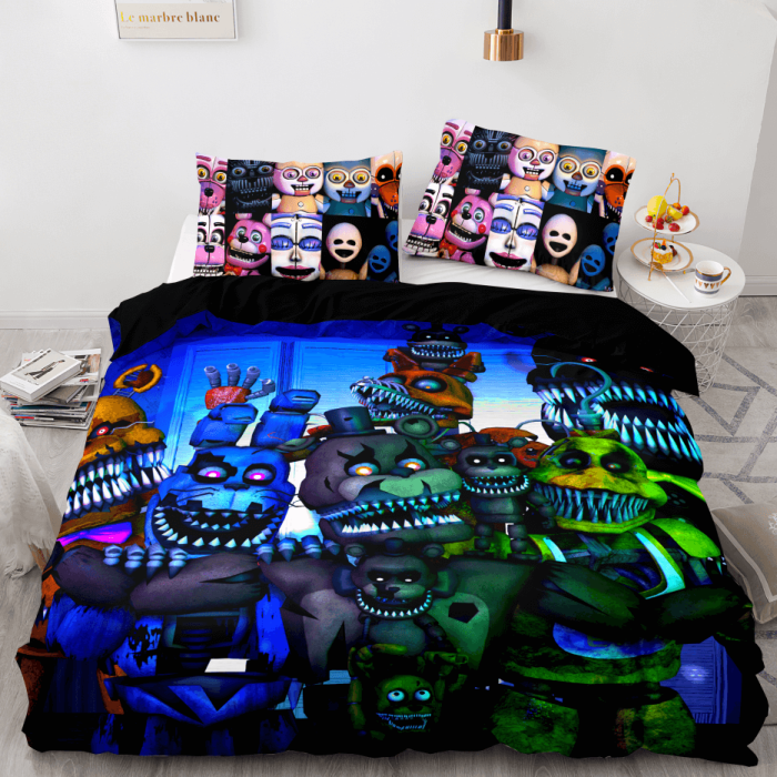 Five Nights At Freddy'S Bedding Set Duvet Covers Bed Sets