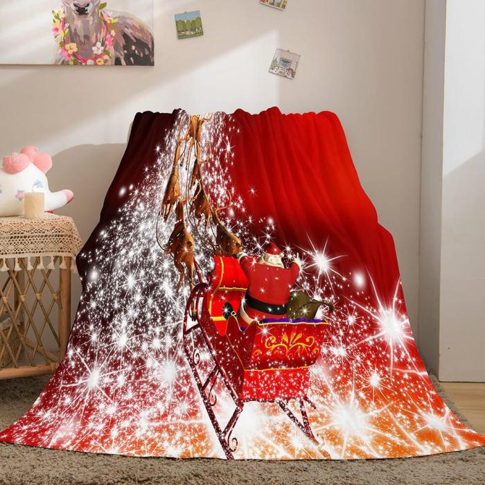 Christmas Flannel Fleece Blanket