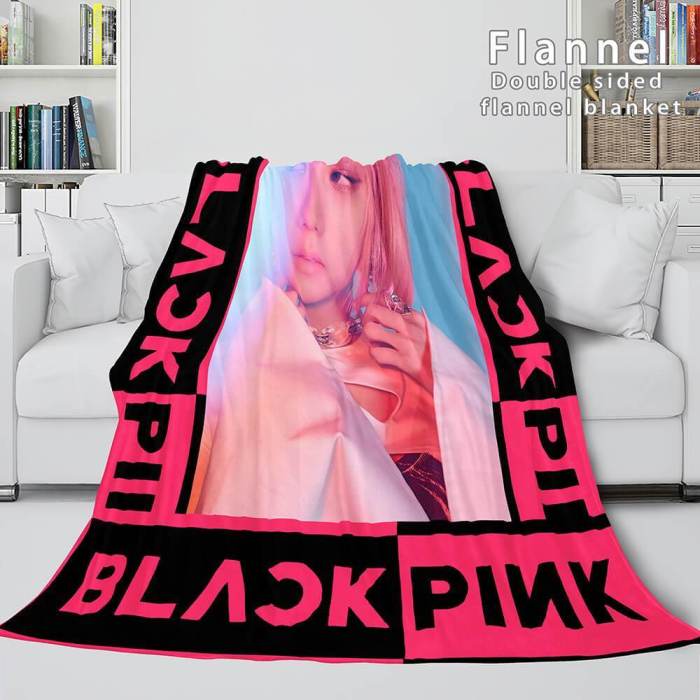 Blackpink Flannel Fleece Blanket