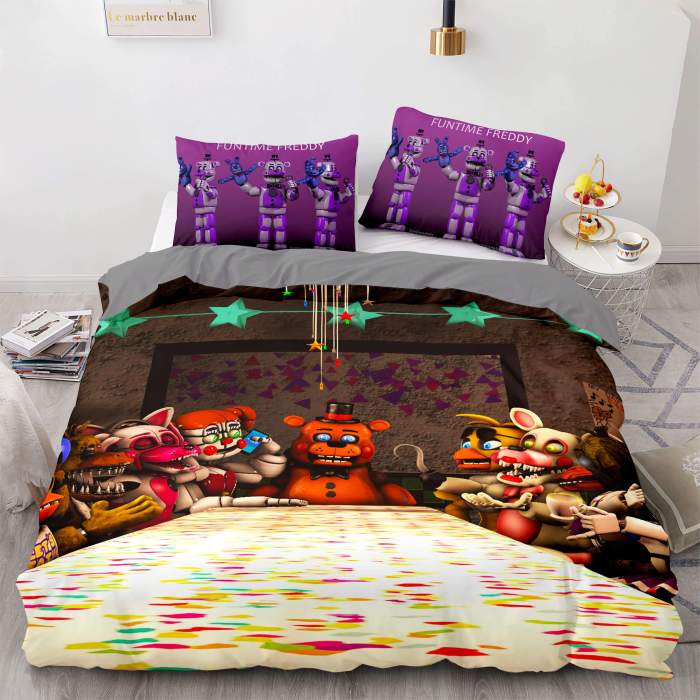 Five Nights At Freddy'S Bedding Set Duvet Covers Bed Sets