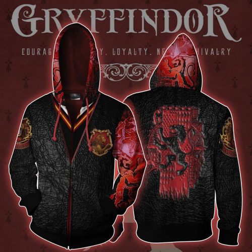 Harry Potter And The Order Of The Phoenix Movie Adult Cosplay Unisex 3D Printed Hoodie Pullover Sweatshirt Jacket With Zipper