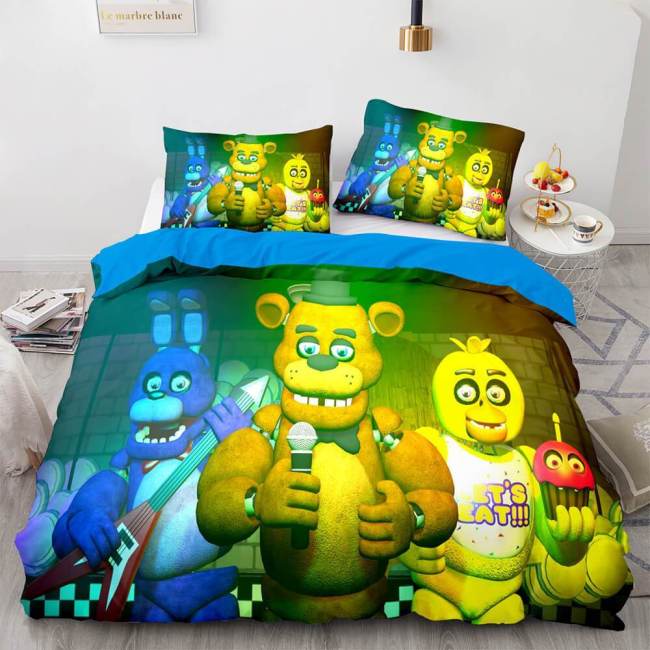 Five Nights At Freddy'S Bedding Set Duvet Covers Bed Sets