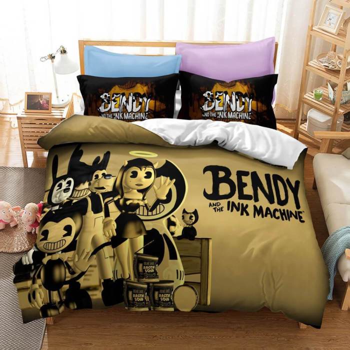 Bendy And The Ink Machine Bedding Set Duvet Covers