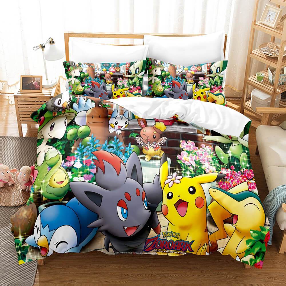 Buy Famous Nike Supreme Pokemon Pikachu Design & Quality Comfortable 4  Pieces Bedding Sets Bed Sets, Bedroom Sets, Com… in 2023