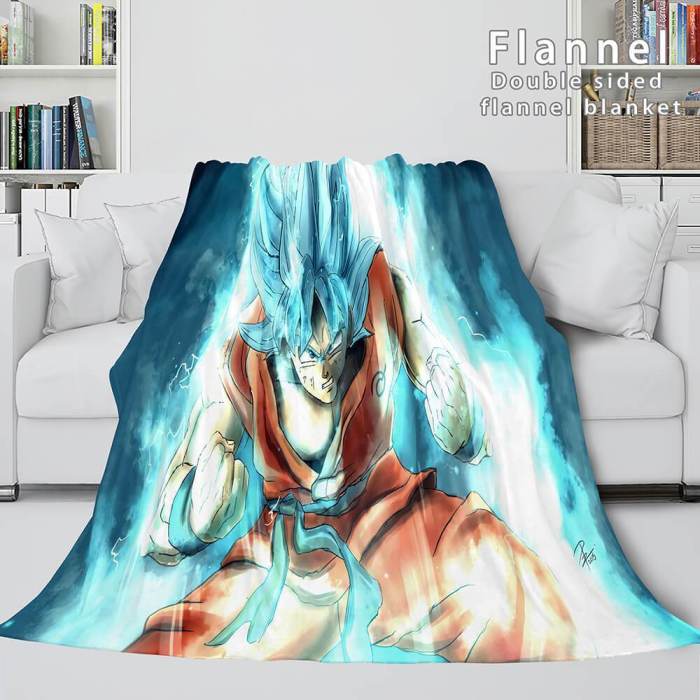 Dragon Ball Flannel Fleece Blanket