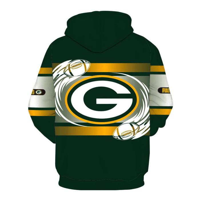 Nfl American Football Sport Green Bay Packers Unisex 3D Printed Hoodie Pullover Sweatshirt