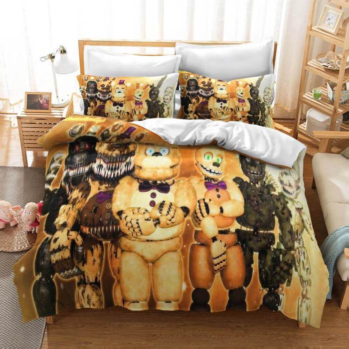 Five Nights At Freddy'S Bedding Set Duvet Covers