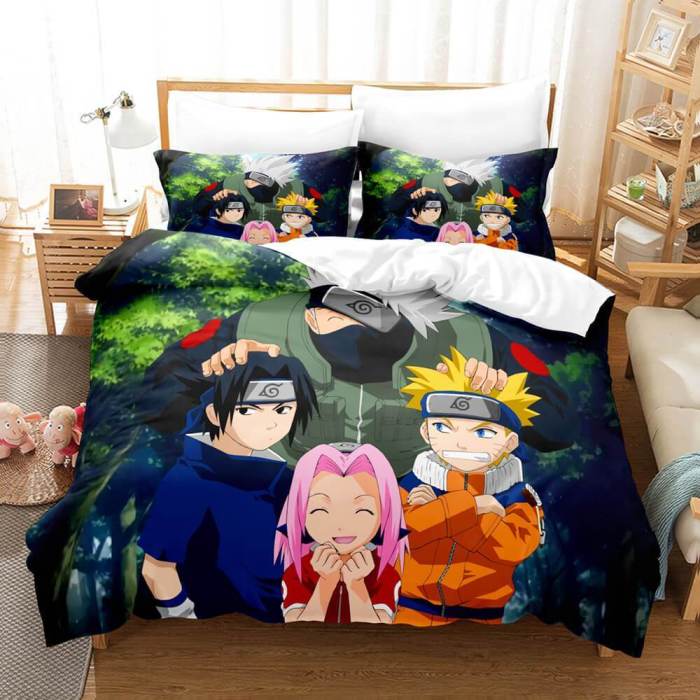 Naruto Bedding Set Duvet Cover Bed Sets