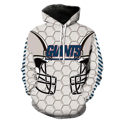 Nfl American Football Sport  York Giants Beige Unisex 3D Printed Hoodie Pullover Sweatshirt