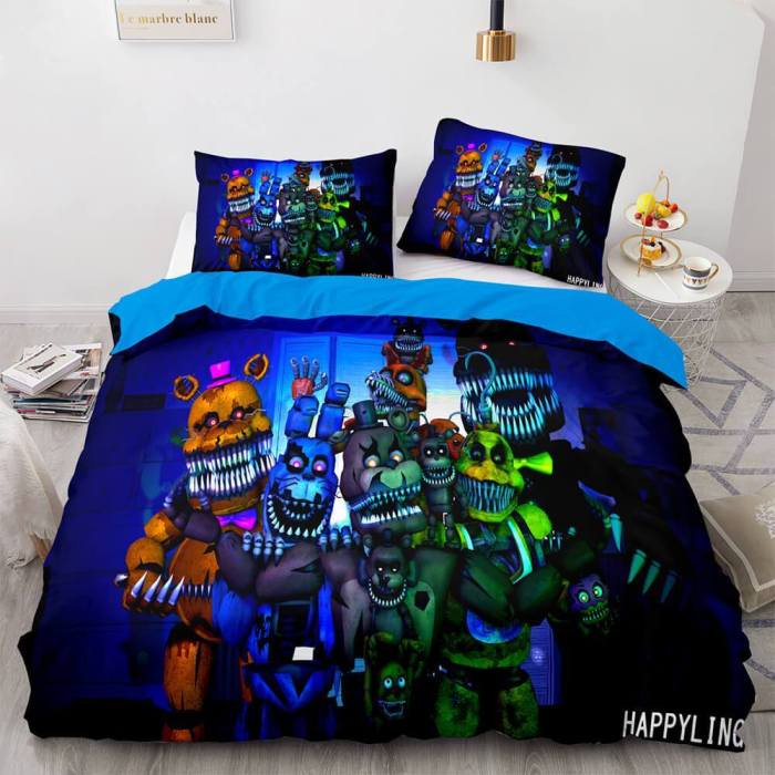 Five Nights At Freddy'S Bedding Set Duvet Covers Bed Sets