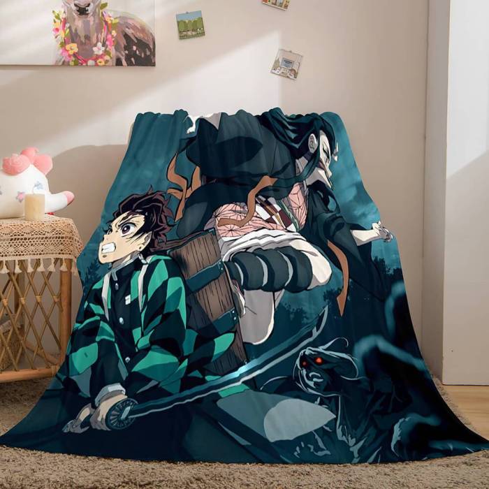 Demon Slayer Flannel Fleece Blanket