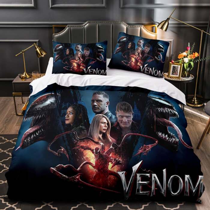 Venom Let There Be Carnage Bedding Set Quilt Duvet Covers Bed Sets