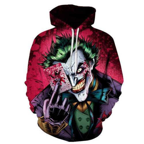 Joker Movie Arthur Clown 9 Unisex Adult Cosplay 3D Printed Hoodie Pullover Sweatshirt