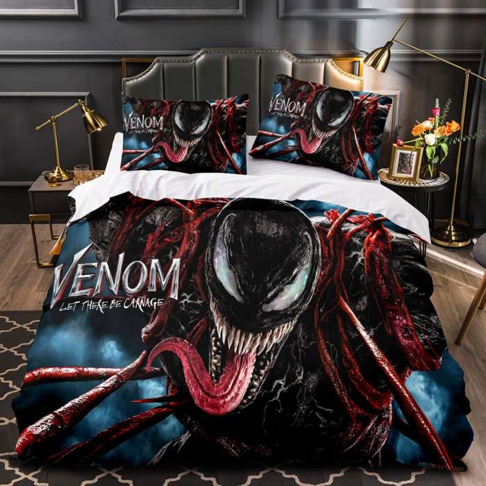 Venom Let There Be Carnage Bedding Set Quilt Duvet Covers Bed Sets
