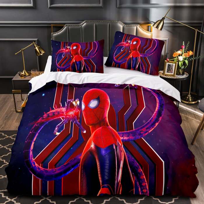 Spider-Man No Way Home Bedding Set Quilt Duvet Covers Bed Sets