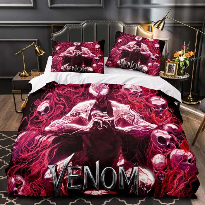 Venom Let There Be Carnage Bedding Set Quilt Duvet Covers Bed Sets