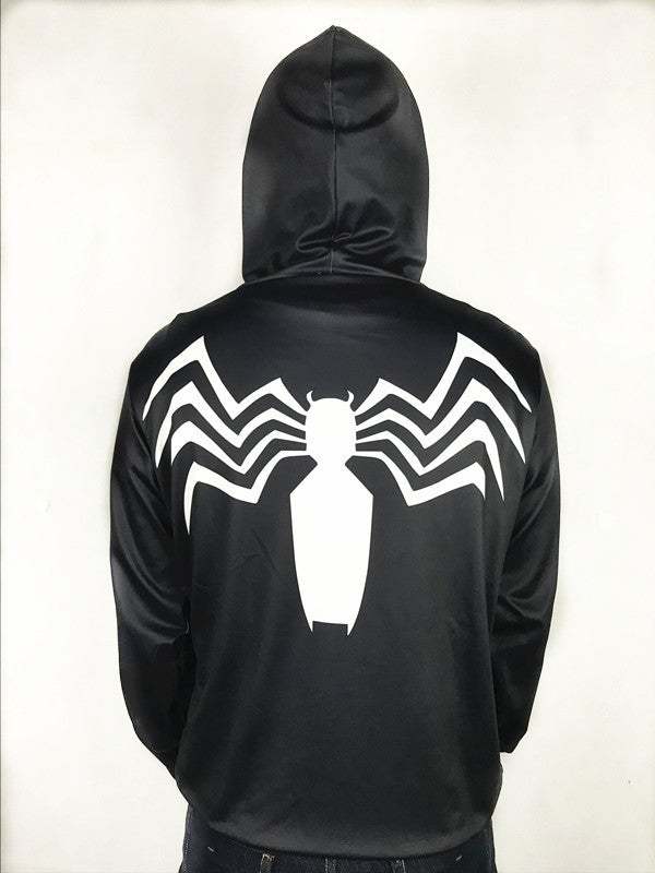 Venom Movie Brock Eddie 6 Unisex Adult Cosplay Zip Up 3D Print Hoodies Jacket Sweatshirt